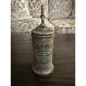 Vintage Oil Can Eagle Eaglet No.58 Pump Oiler 5oz Capacity Made in USA
